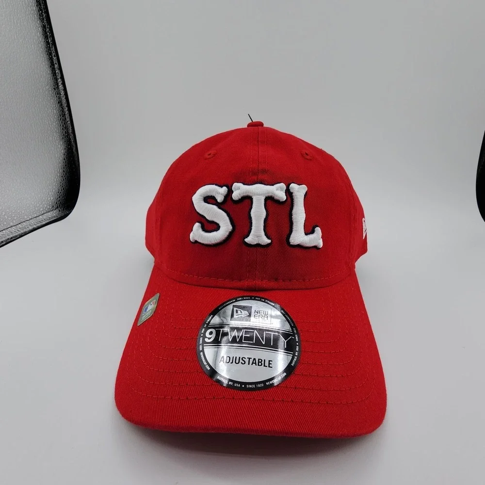 New Era St Louis Cardinals City Connect 9TWENTY Adjustable Hat Red Strapback NEW